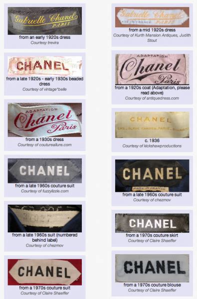 vintage chanel tag|Vintage Chanel tags.